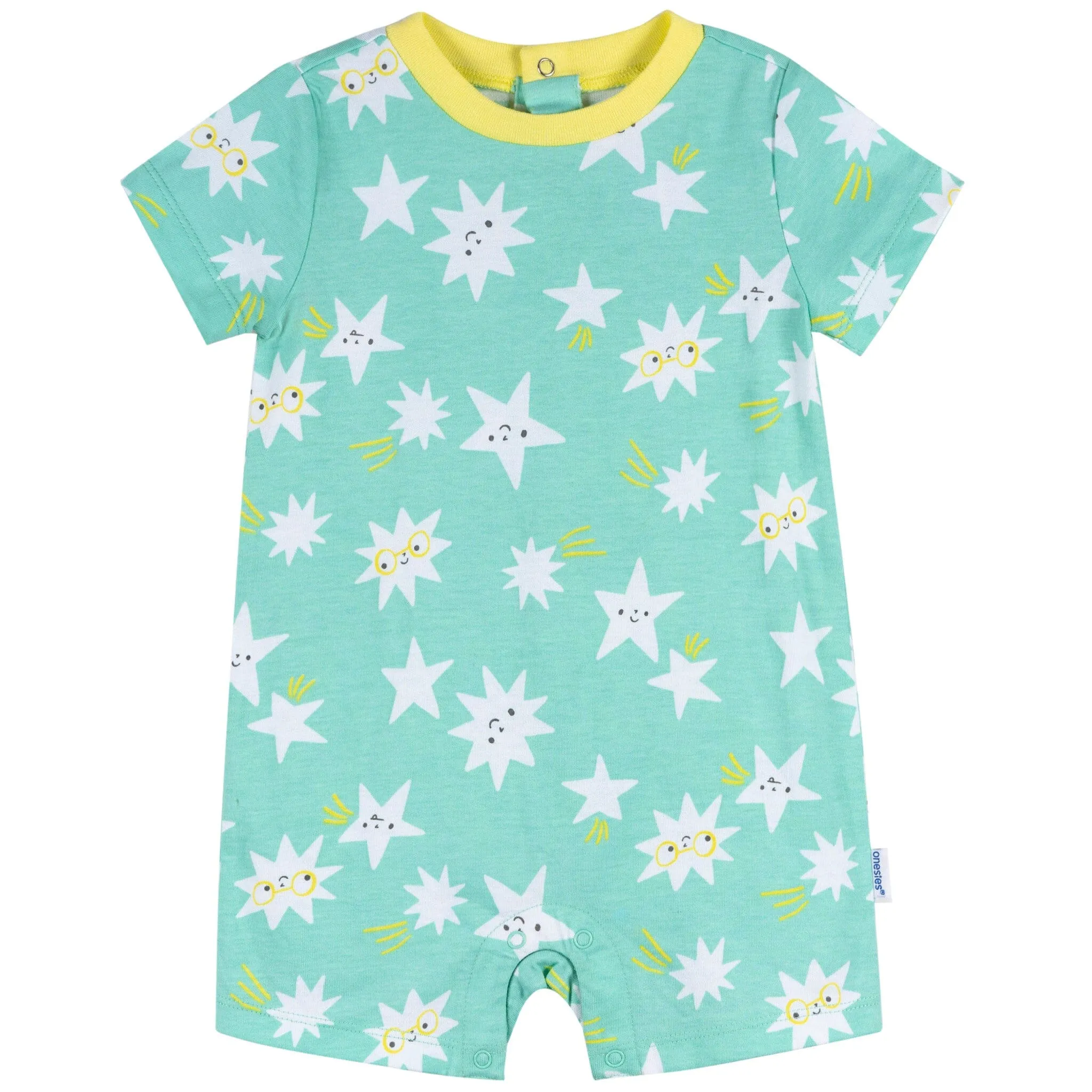 3-Pack Baby Neutral Smiles Rompers Gerber Childrenswea