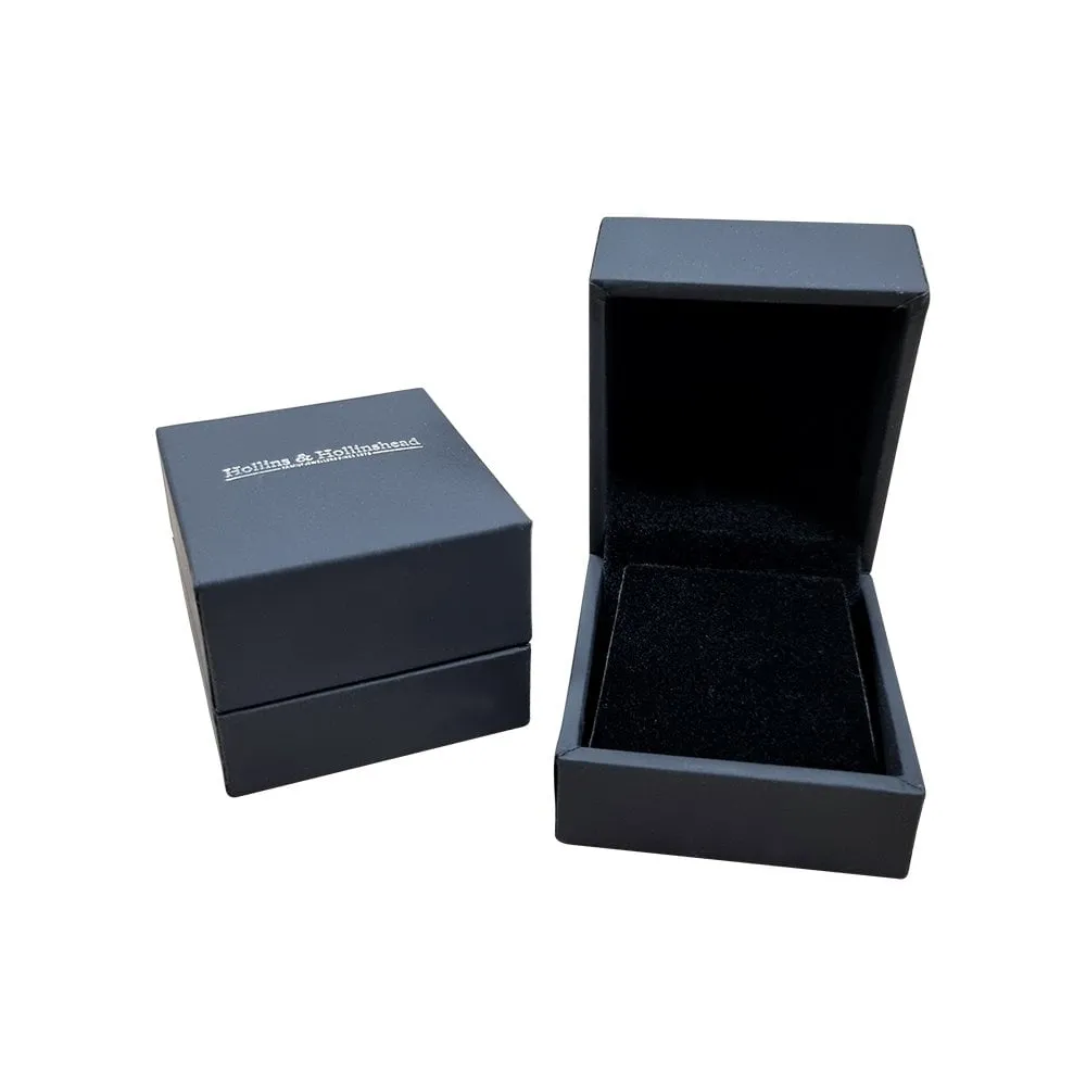 9ct White Gold Traditional Court 6mm Medium Weight Polished Mens Wedding Ring
