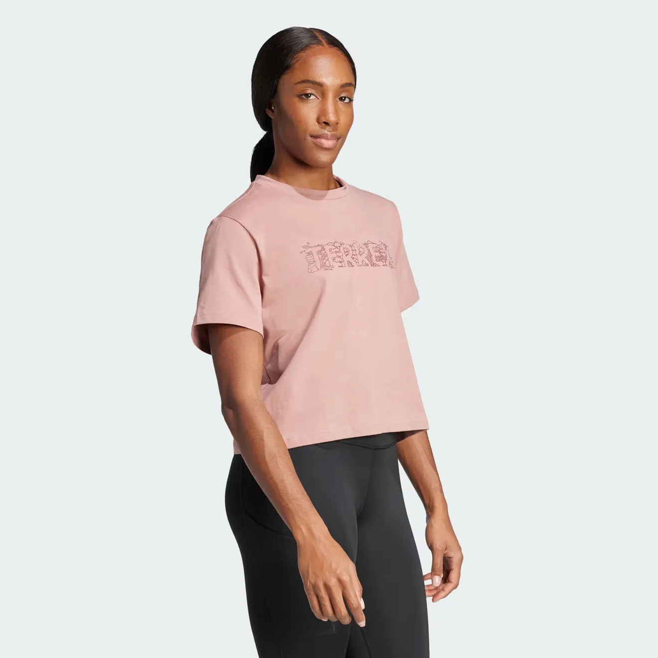 Adidas Terrex Womens Graphic T-Shirt Warm Clay