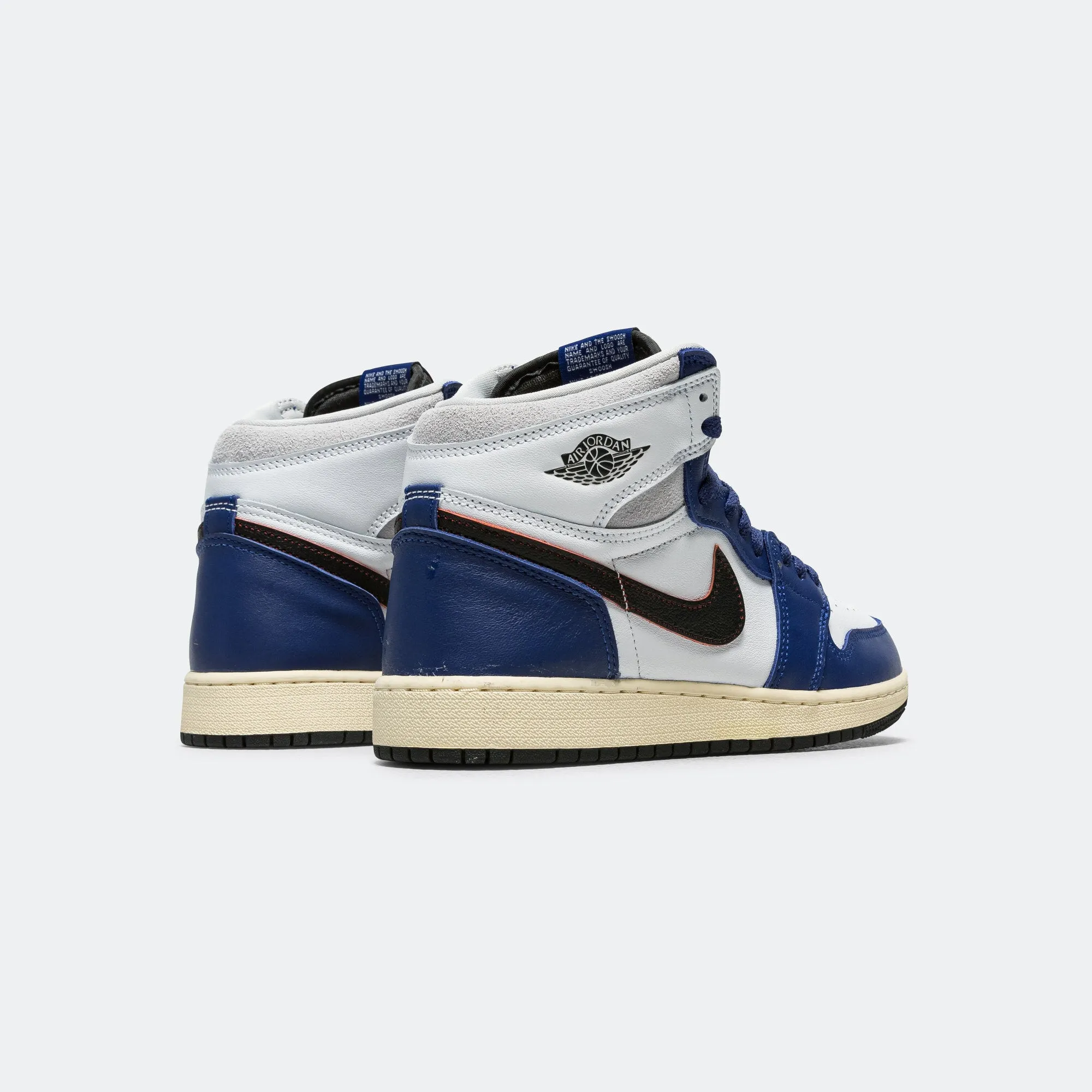 Air Jordan 1 High OG RMSTD (GS) - White/Black-Neutral Grey
