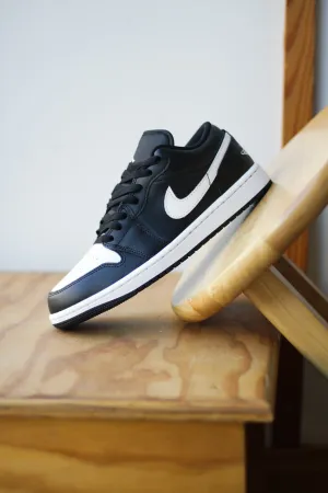 AIR JORDAN 1 LOW "BLACK/SUMMIT WHITE"