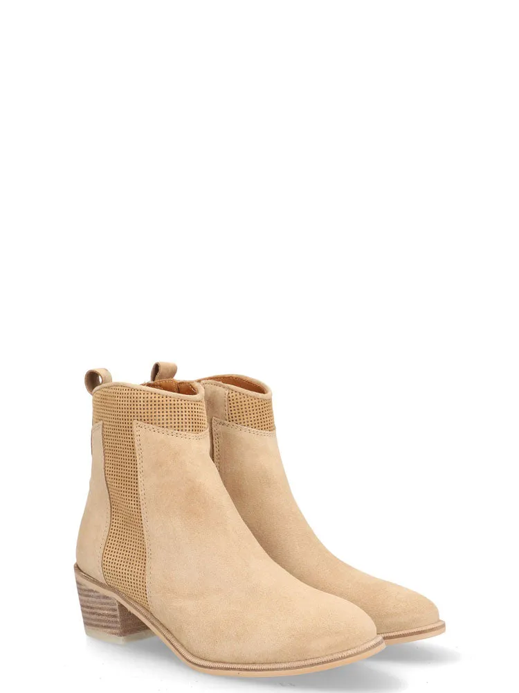Alpe Nelly Ankle Boots Sand