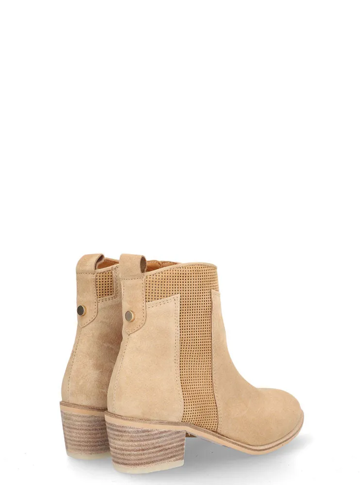 Alpe Nelly Ankle Boots Sand