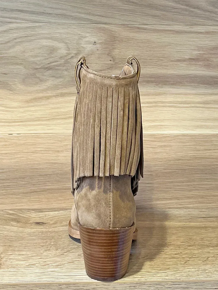Alpe Vermont Fringed Boots Tan