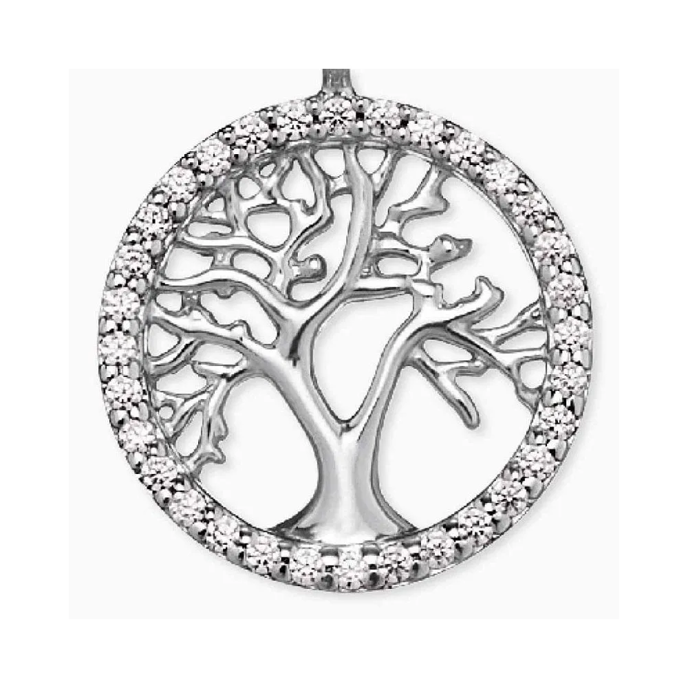 Angel Whisperer Silver Tree of Life Necklace ERN-LILTREE-ZI