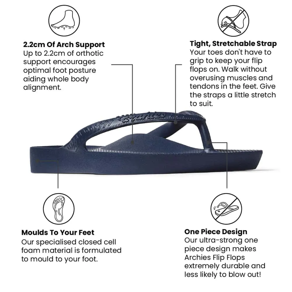 Archies Arch Support Flip Flops