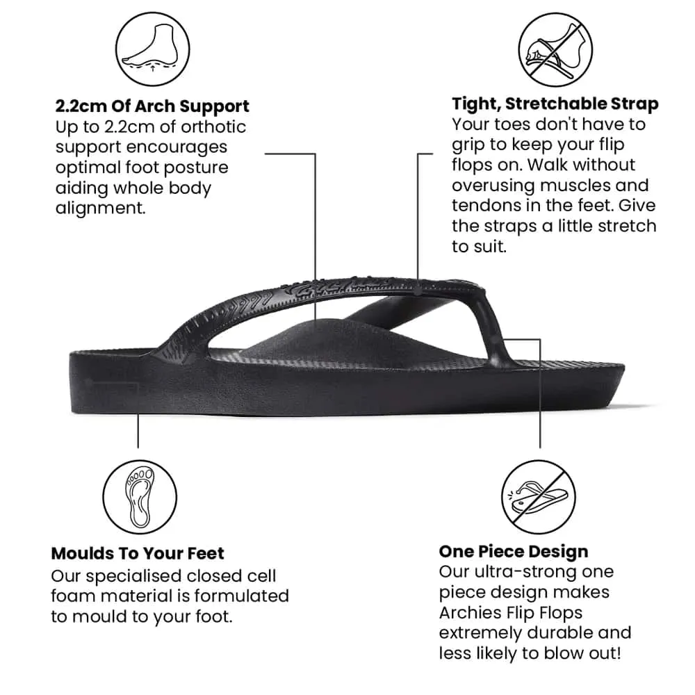 Archies Arch Support Flip Flops