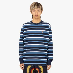 BAPE Head One Point Hoop Long Sleeve / Navy
