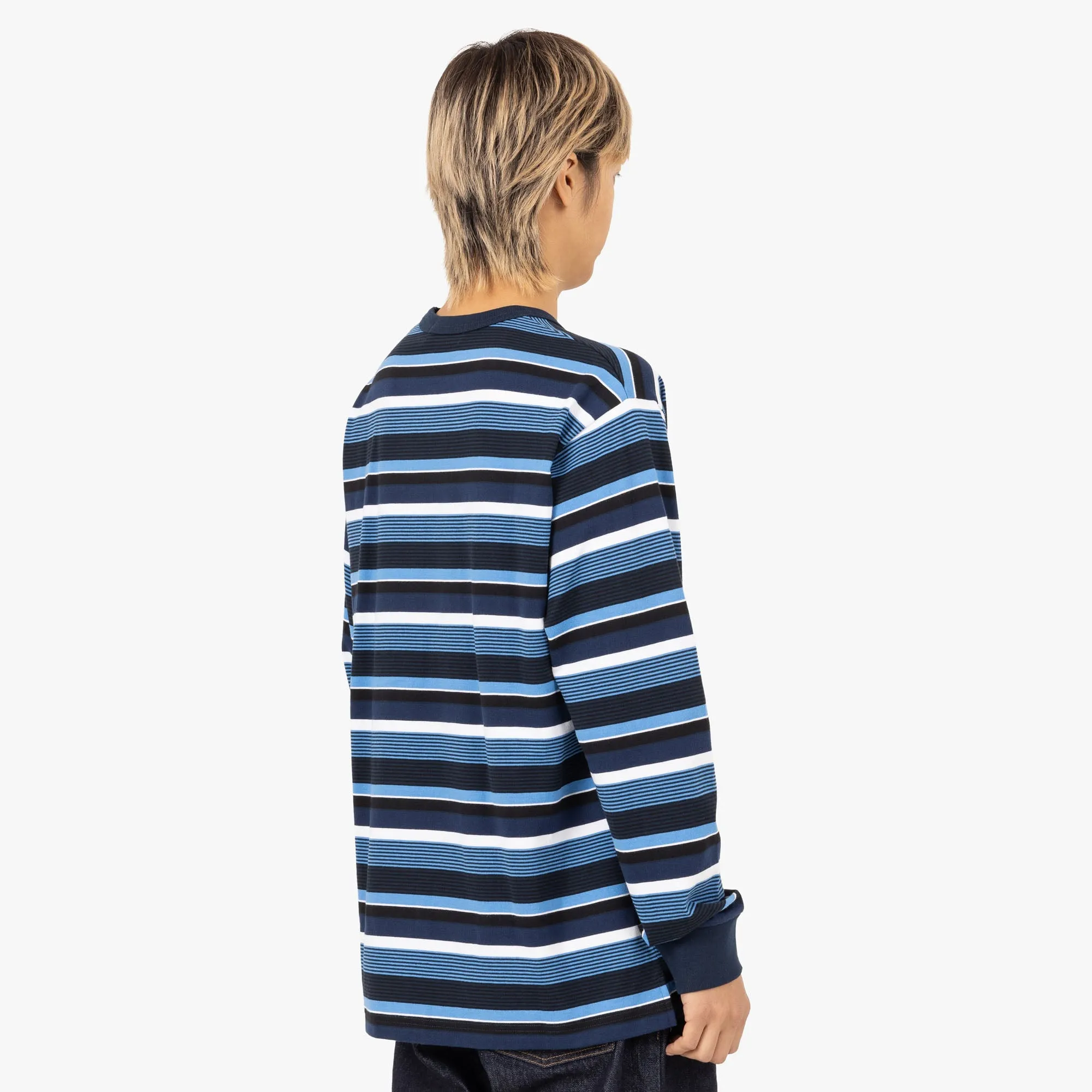 BAPE Head One Point Hoop Long Sleeve / Navy