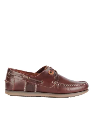 Barbour Wake Boating Shoe Mahogany