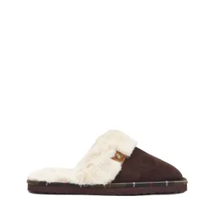 Barbour Womens Claudia Mule Slipper Brown