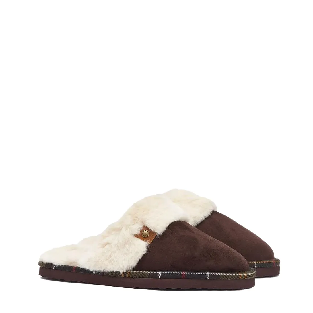 Barbour Womens Claudia Mule Slipper Brown