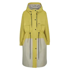 Barbour Womens Evie Showerproof Parka Limeade/Light Sand