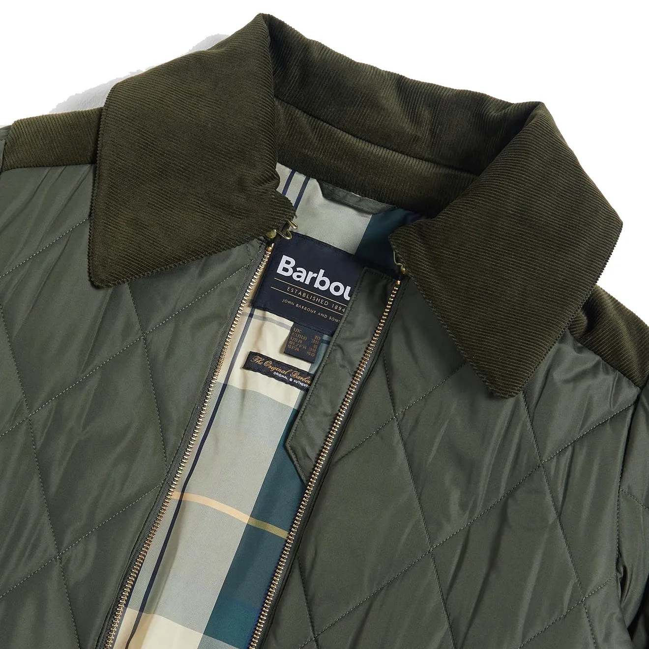 Barbour Womens Malton Quilt Olive / Ancient