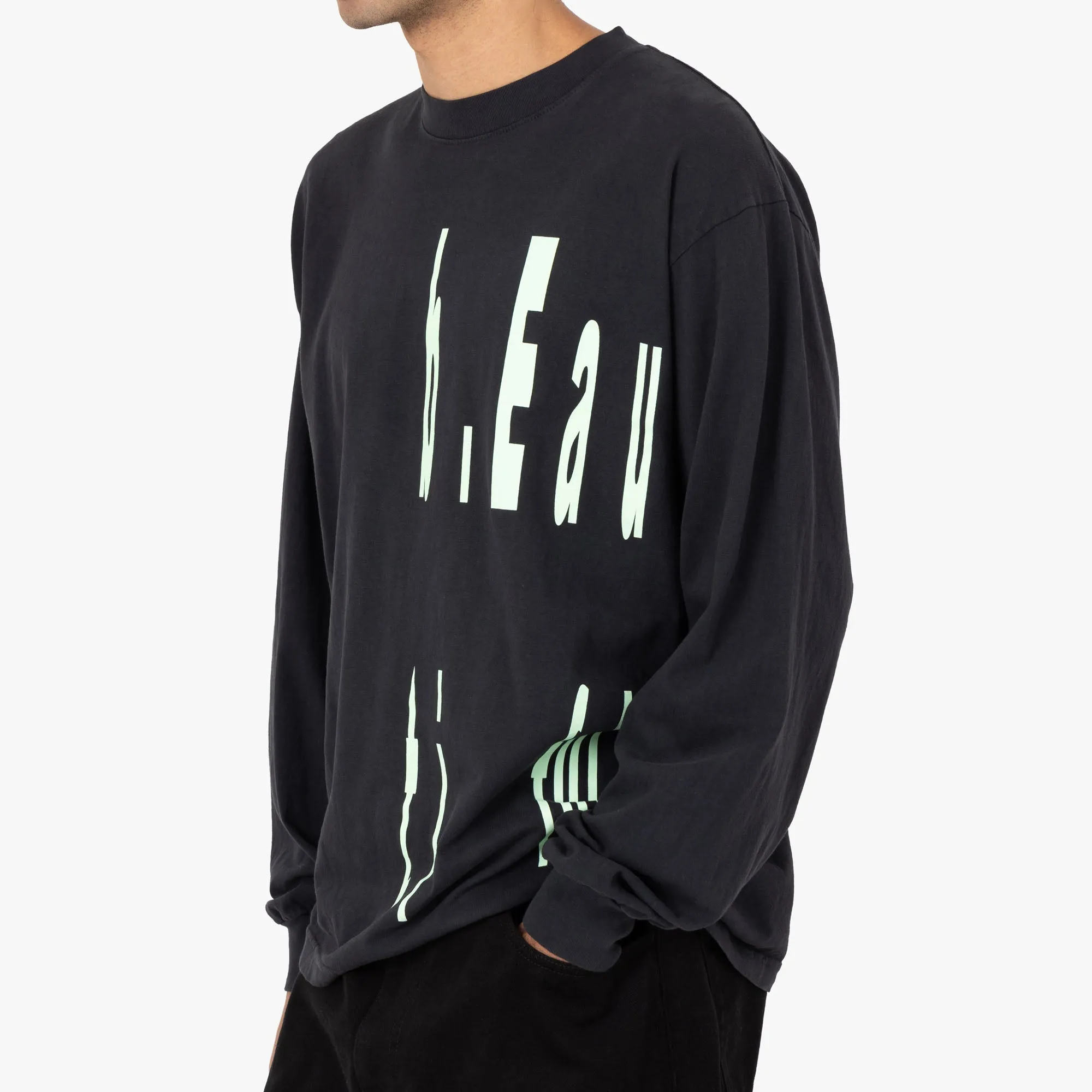 b.Eautiful Left Logo Long Sleeve Shirt / Black