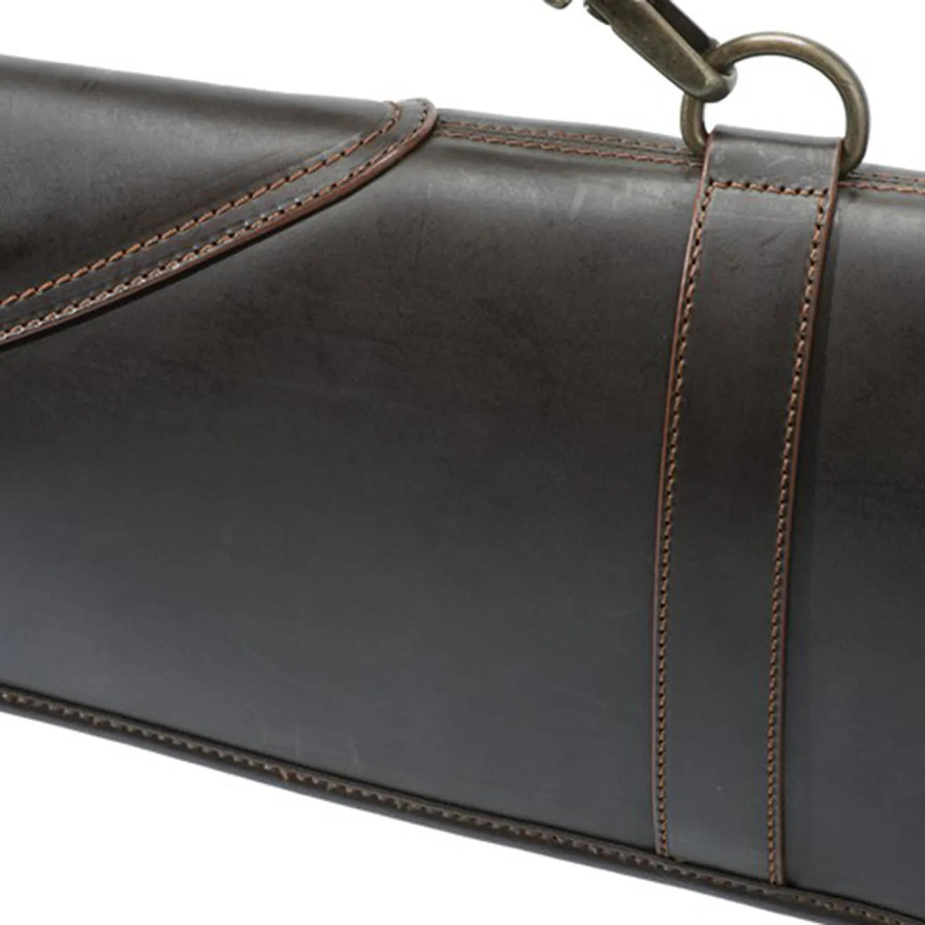 Beretta Hoplon Zippered Single Gun Case Brown Leather