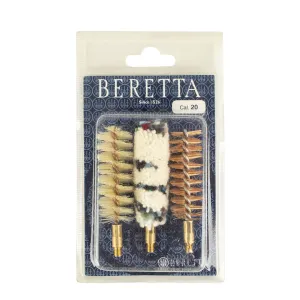 Beretta Set of 3 Shotgun Brushes 20GA Steel Spiral