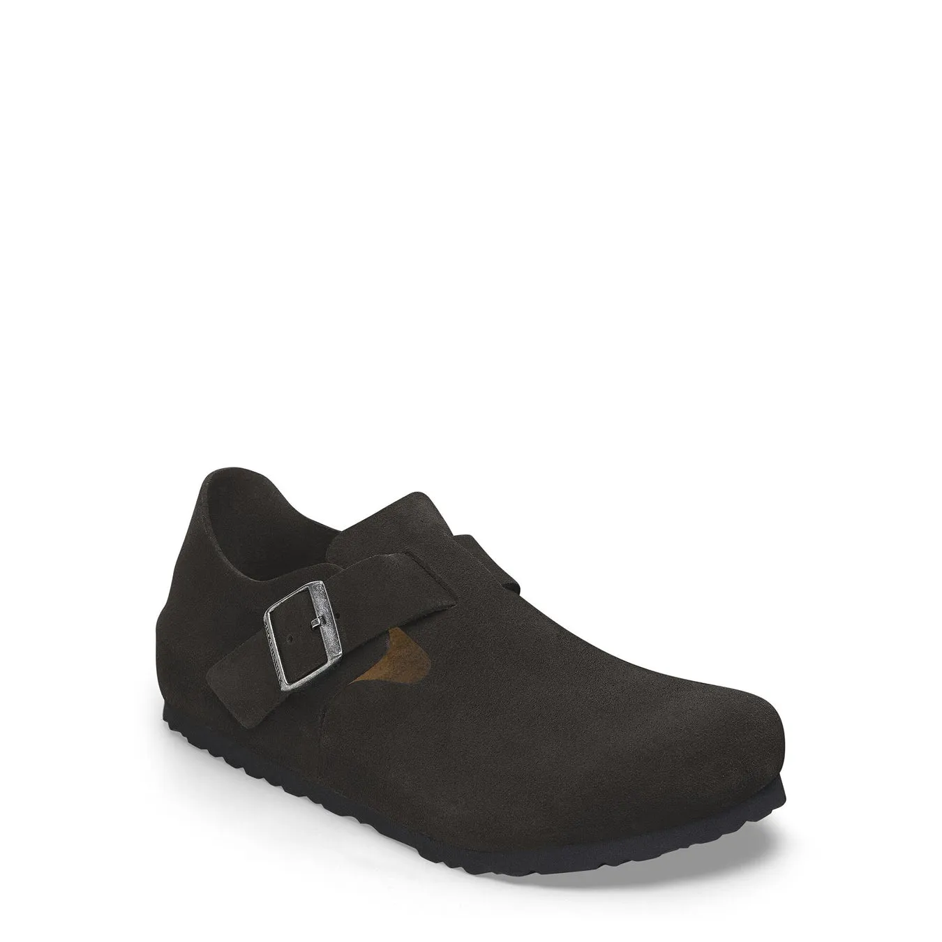 Birkenstock Womens Narrow London Suede Black