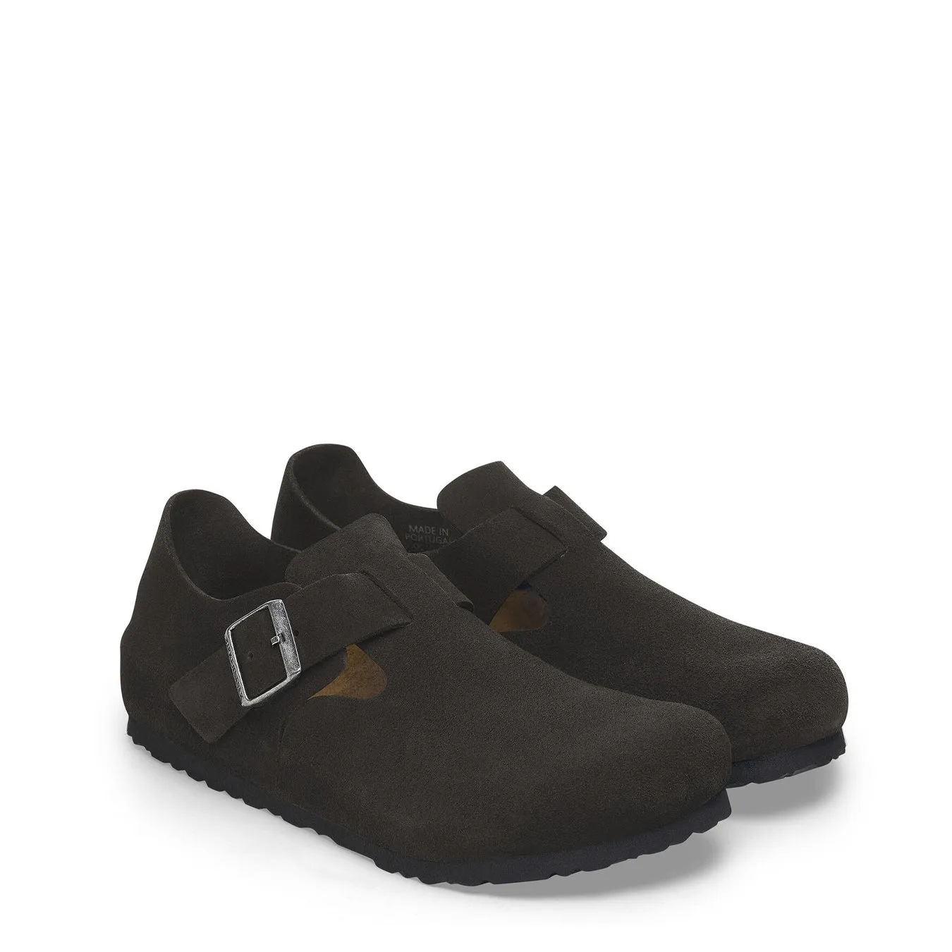 Birkenstock Womens Narrow London Suede Black