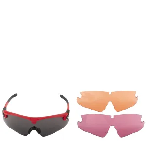 Bloc Red Frame Multi Lens Grey / Orange / Pink