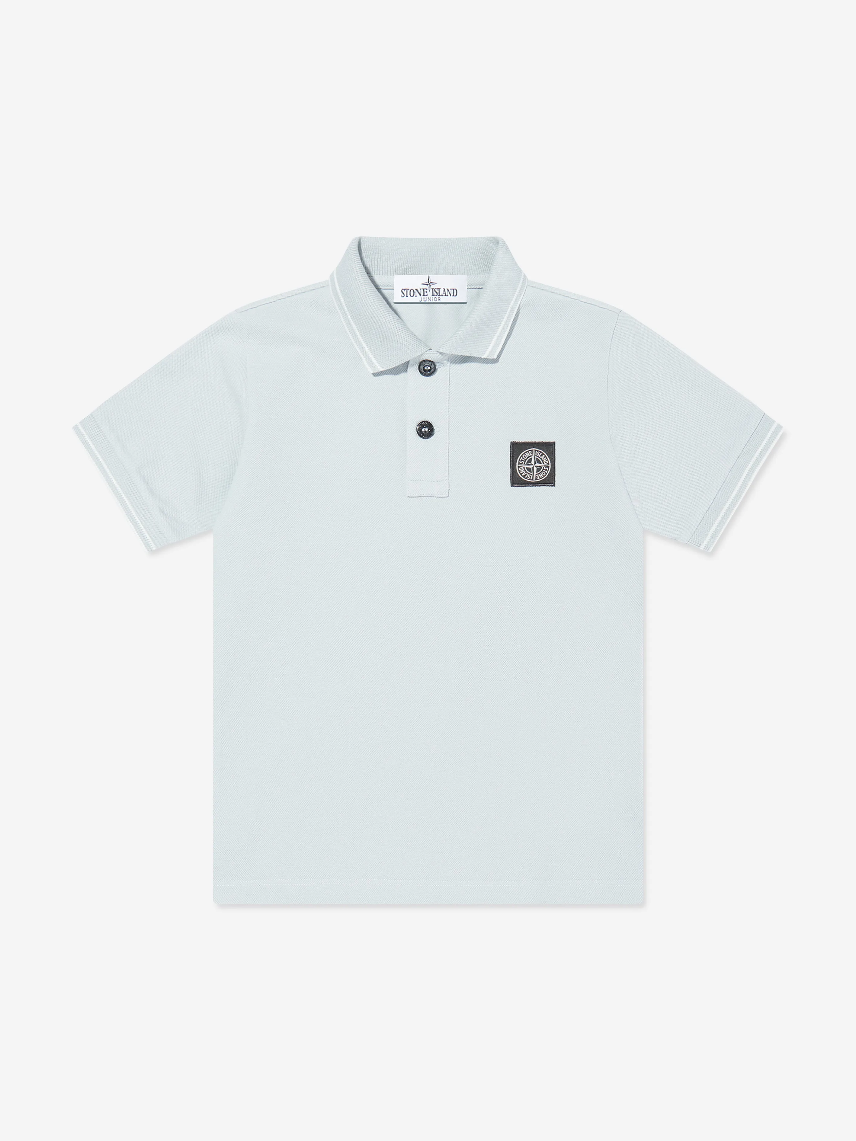 Boys Compass Logo Polo Shirt in Blue
