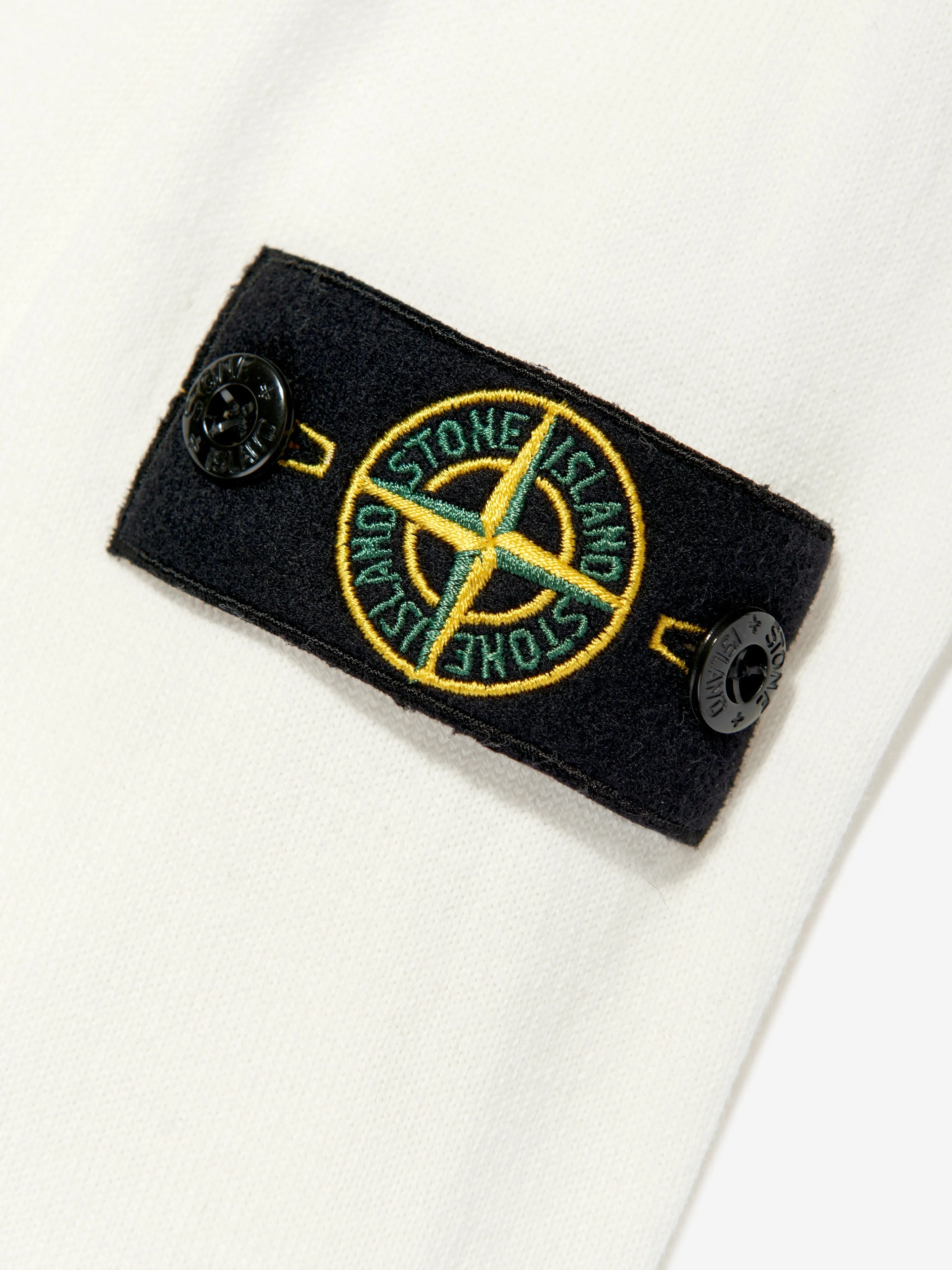 Boys Long Sleeve Knit Polo Shirt in White