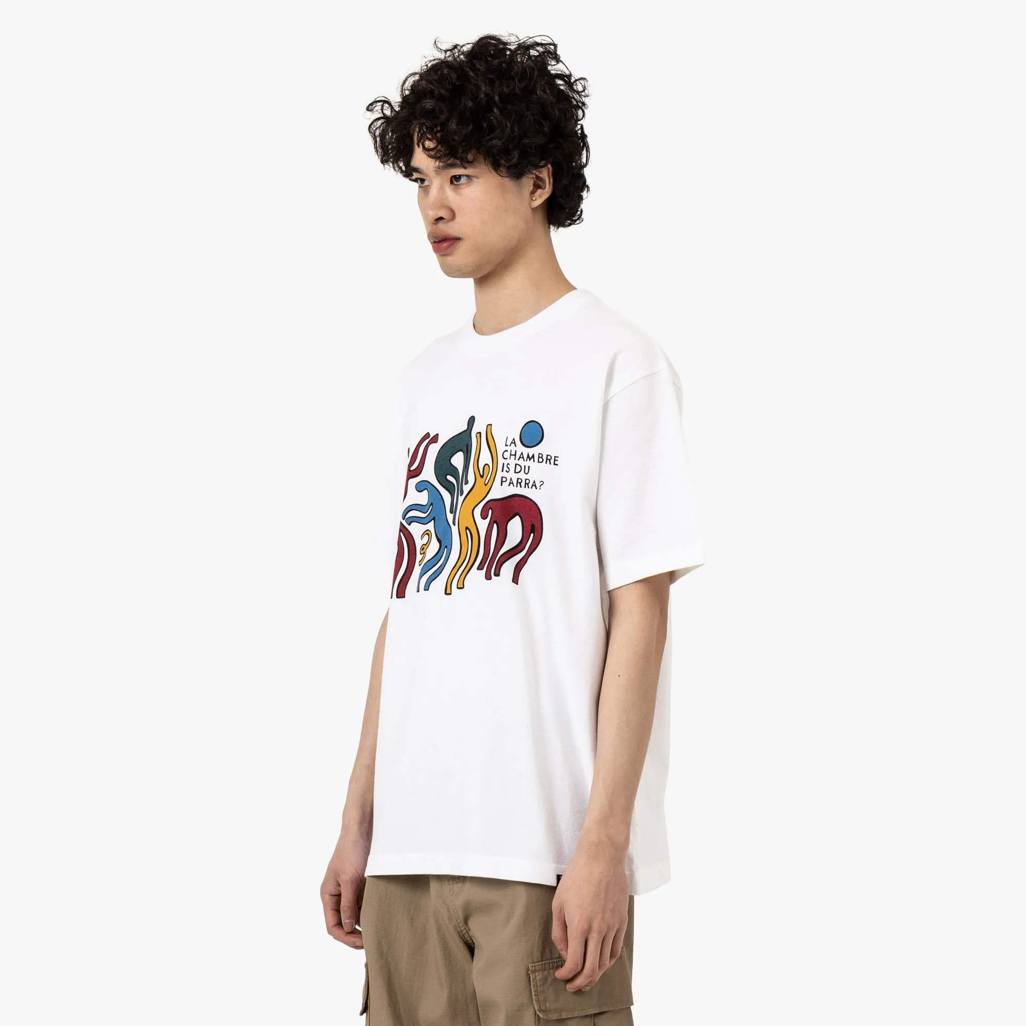 by Parra La Chambre Nuit T-Shirt White