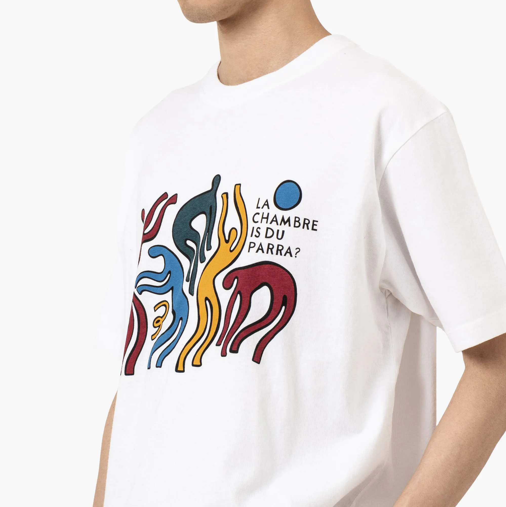 by Parra La Chambre Nuit T-Shirt White