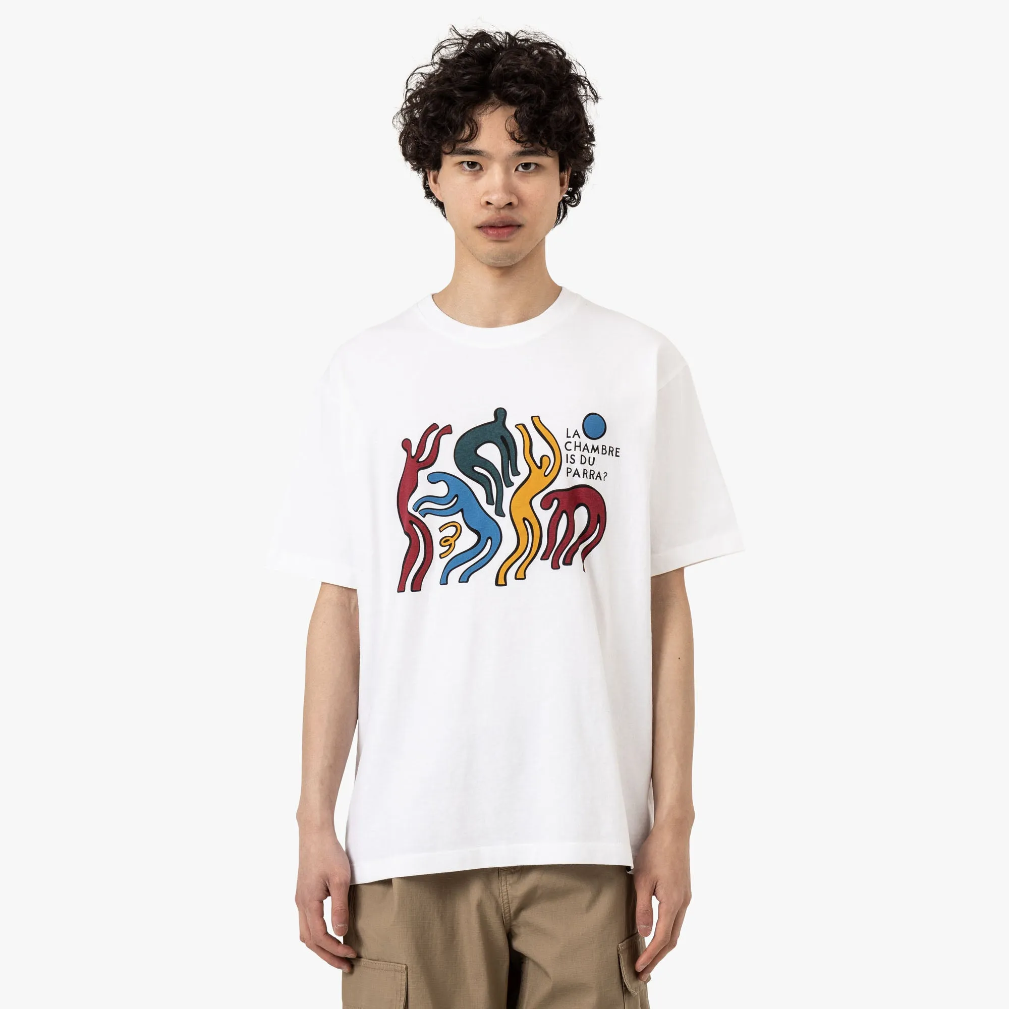 by Parra La Chambre Nuit T-Shirt White