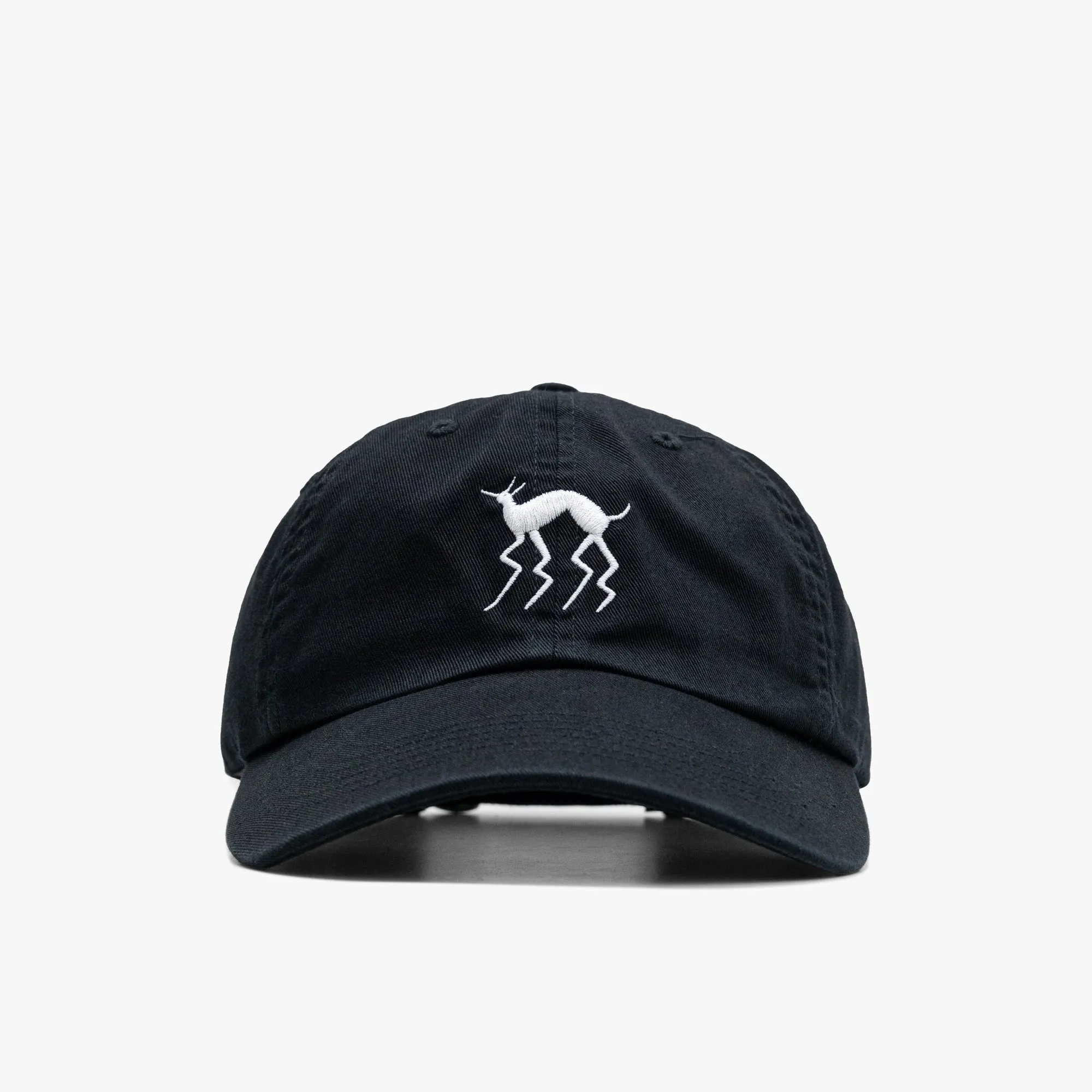 by Parra Spikey Legs 6 Panel Hat Black