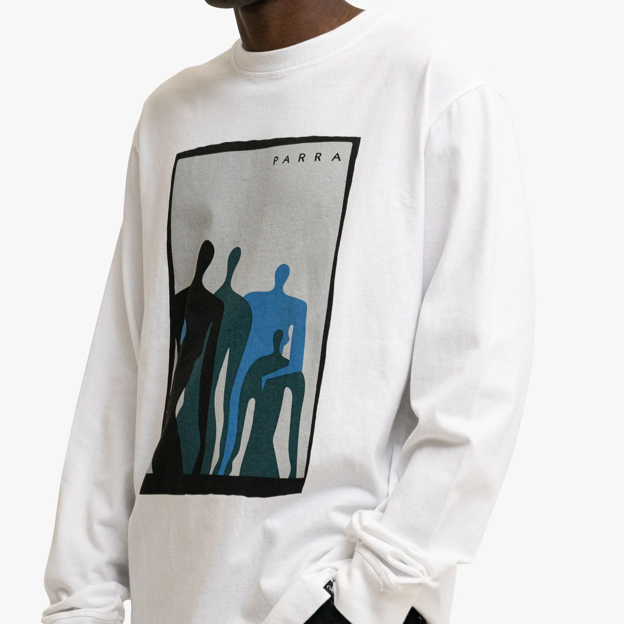 by Parra The Visitors Longsleeve White