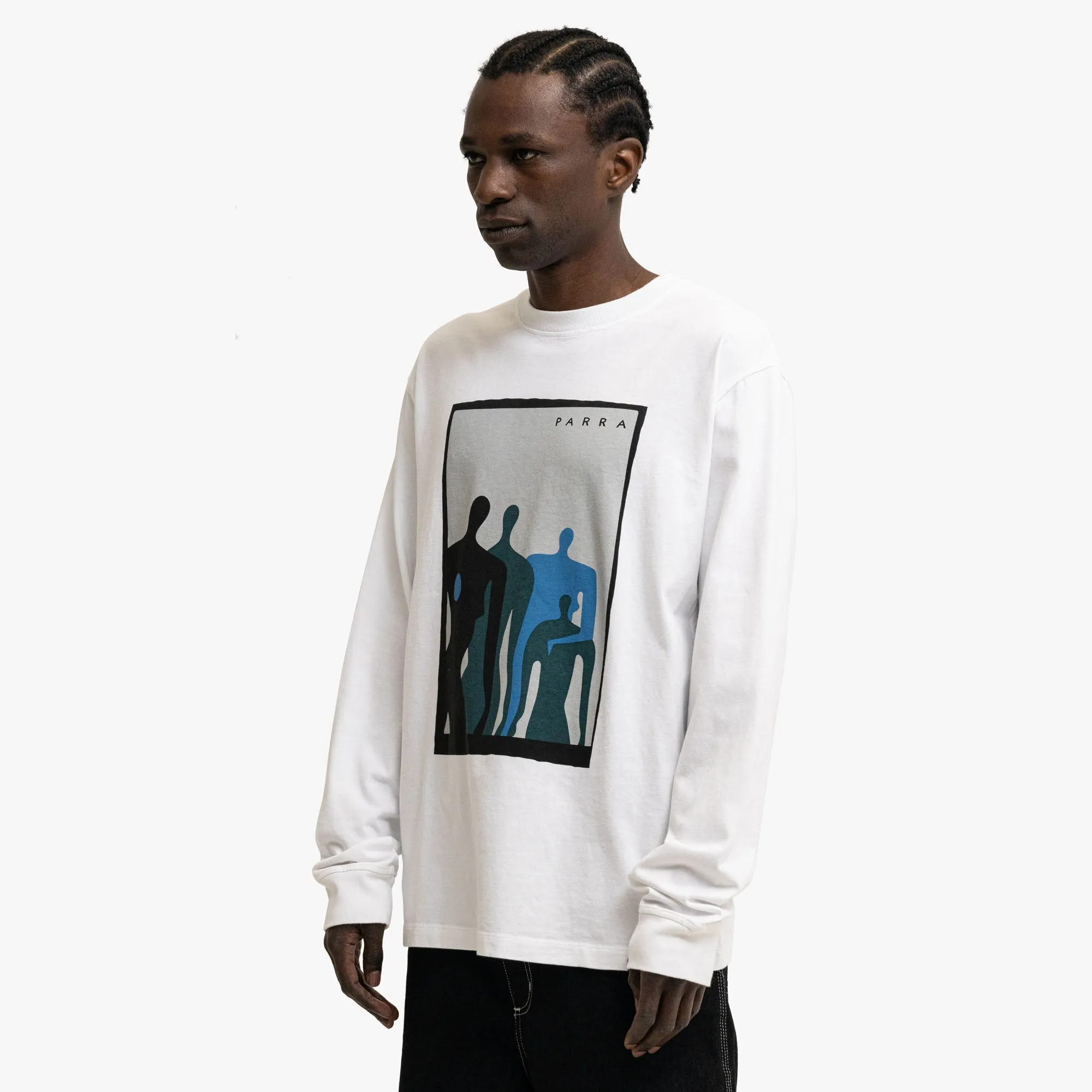 by Parra The Visitors Longsleeve White