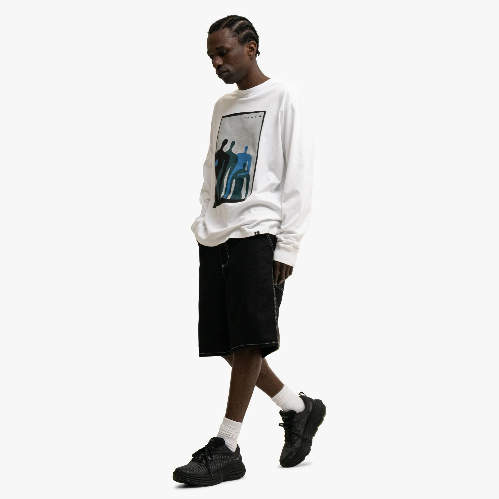 by Parra The Visitors Longsleeve White