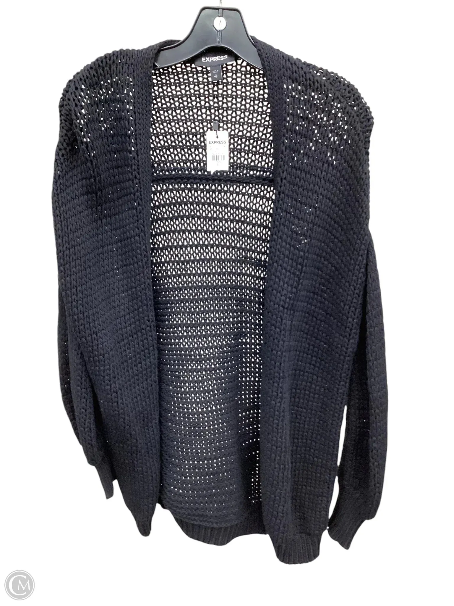 Cardigan By Express In Black, Size: S