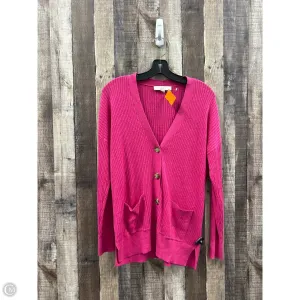 Cardigan By Loft In Pink, Size: S
