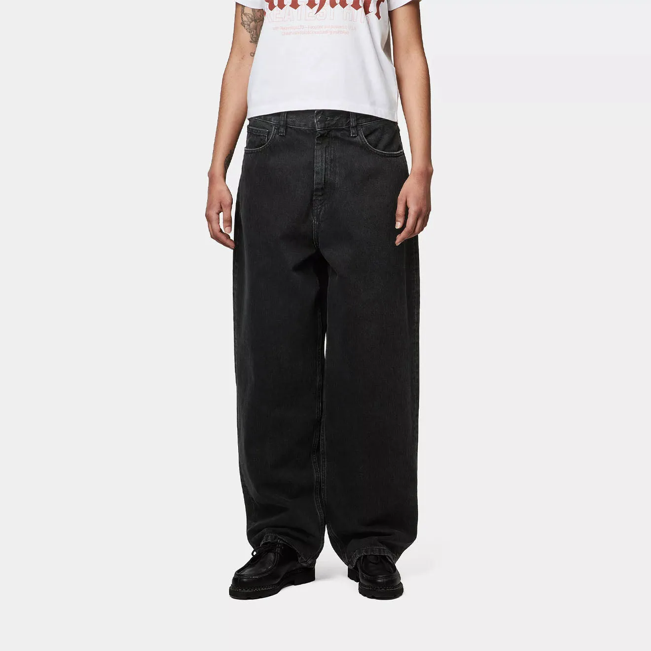 Carhartt WIP Womens Brandon Pant Black Stone Washed