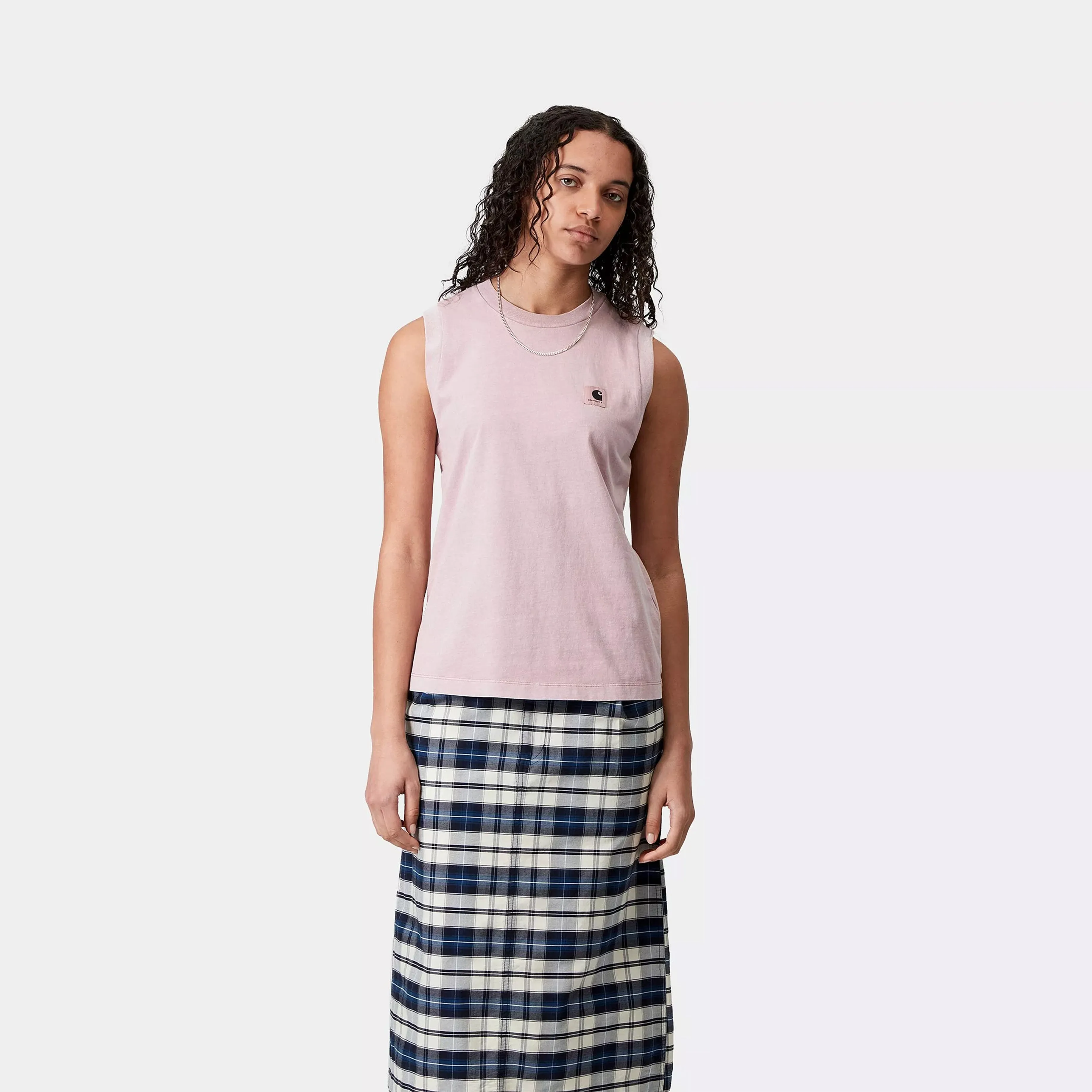 Carhartt WIP Womens Nelson A-Shirt Hortensia Garment Dyed