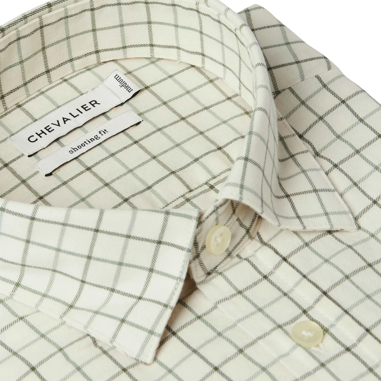 Chevalier Luton Shirt Hunter Green Checked