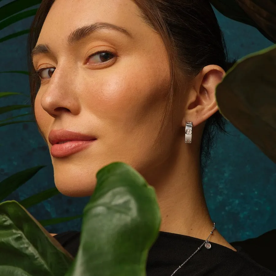Clogau Tree Of Life Insignia Half Hoop Earrings 3STOL0180