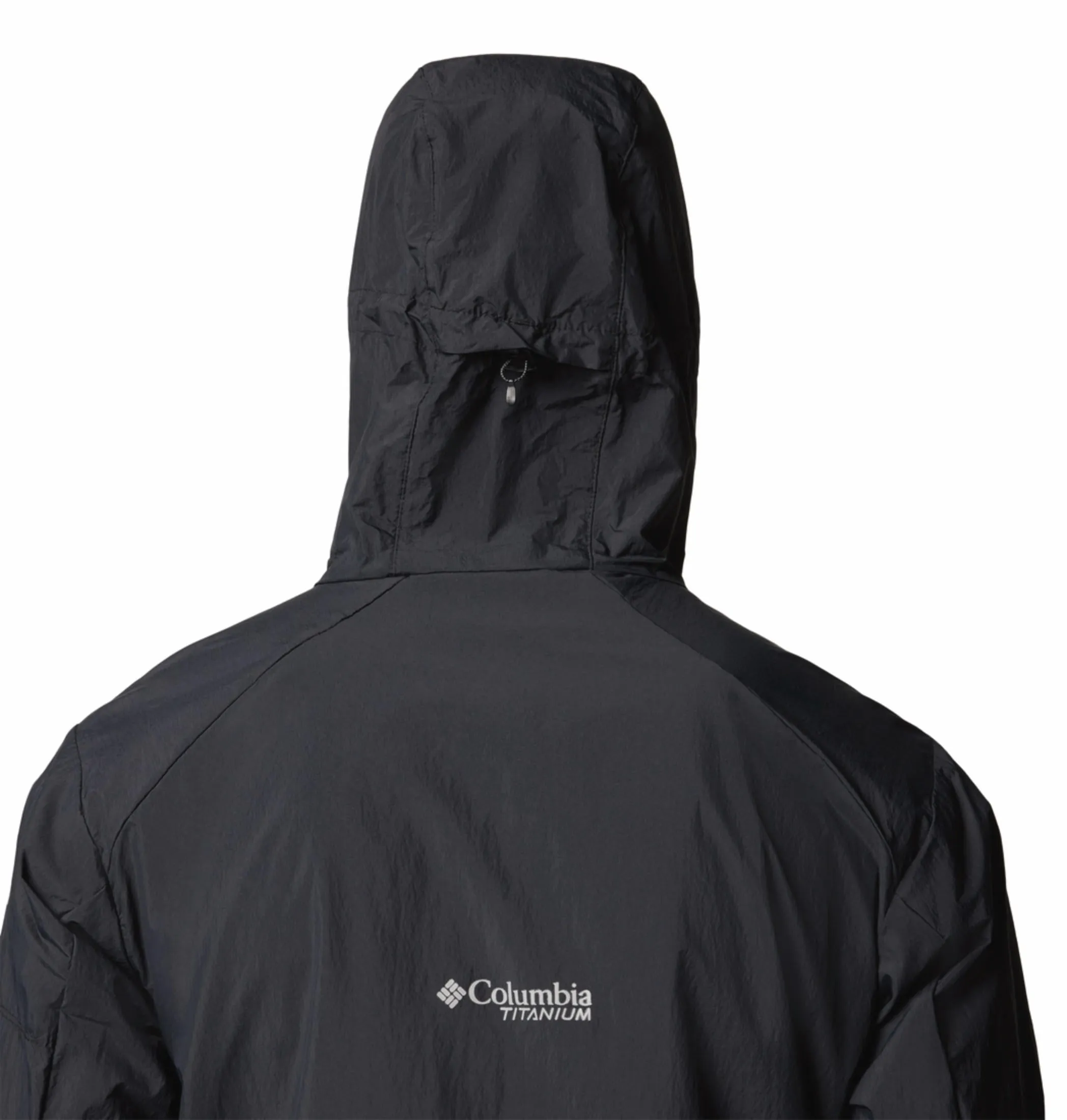 Columbia Men Black Omni-Shade Loop Trail II Windbreaker Jacket