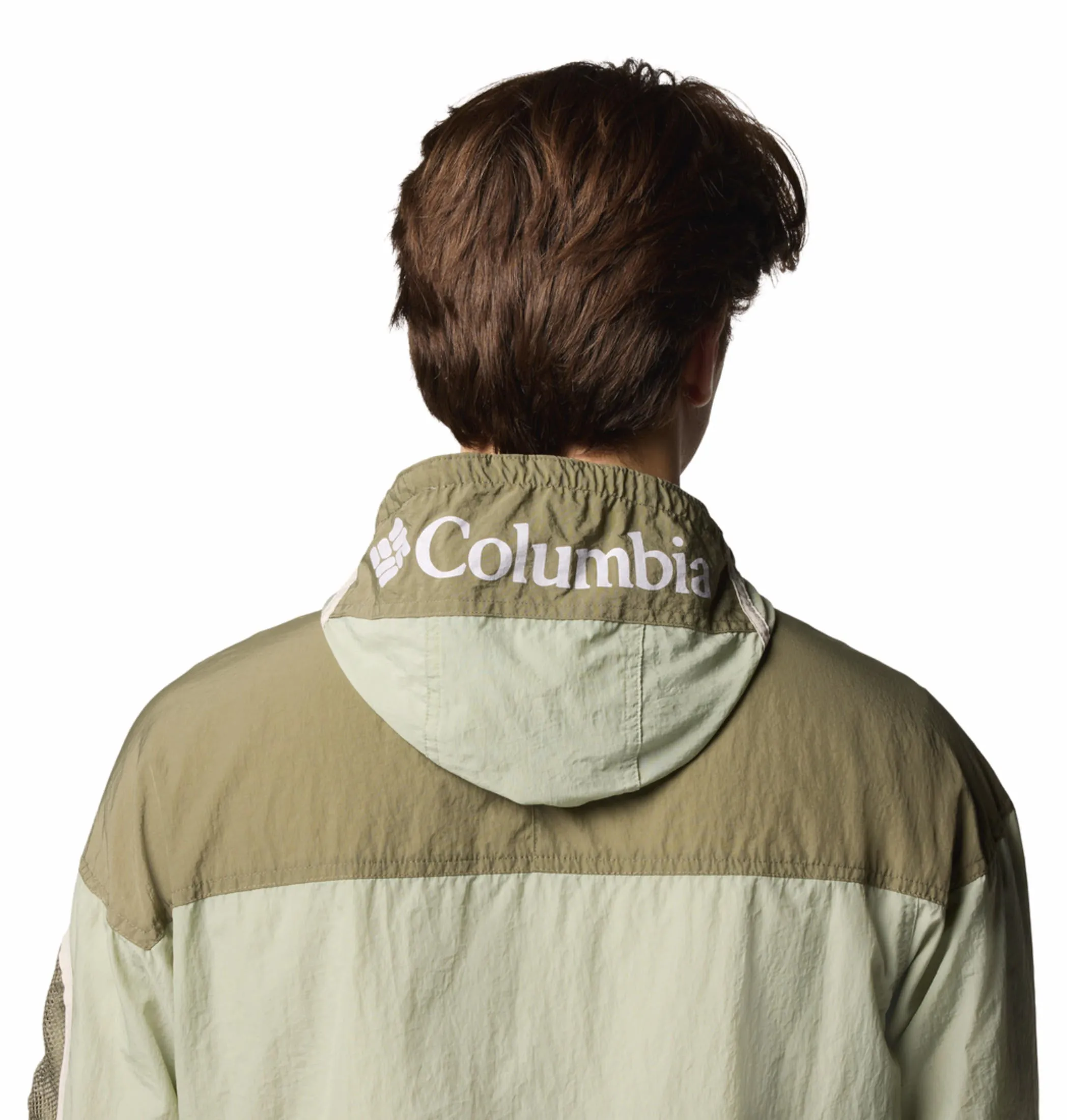 Columbia Men Green Omni-Shield Challenger II Windbreaker Jacket