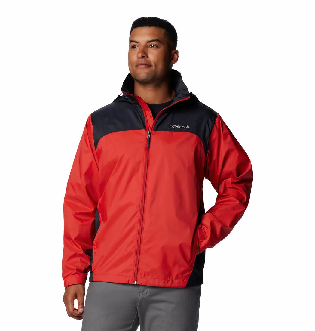 Columbia Men Orange Glennaker Lake II Rain Waterproof Rain Jacket