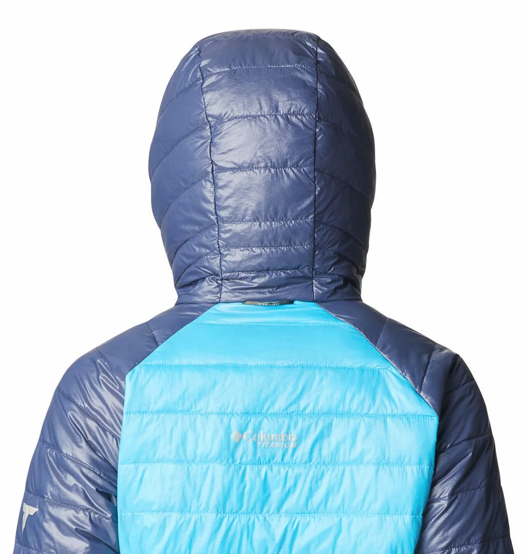 Columbia Women Blue Omni-Heat Infinity Platinum Peak Hooded Jacket