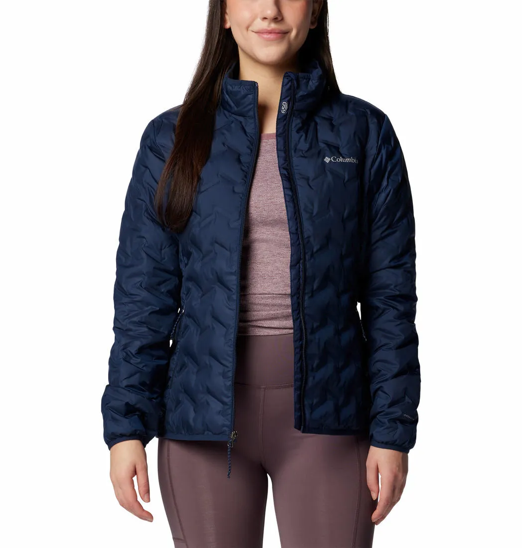 Columbia Women Blue Omni-Heat Reflective Delta Ridge II Down Jacket