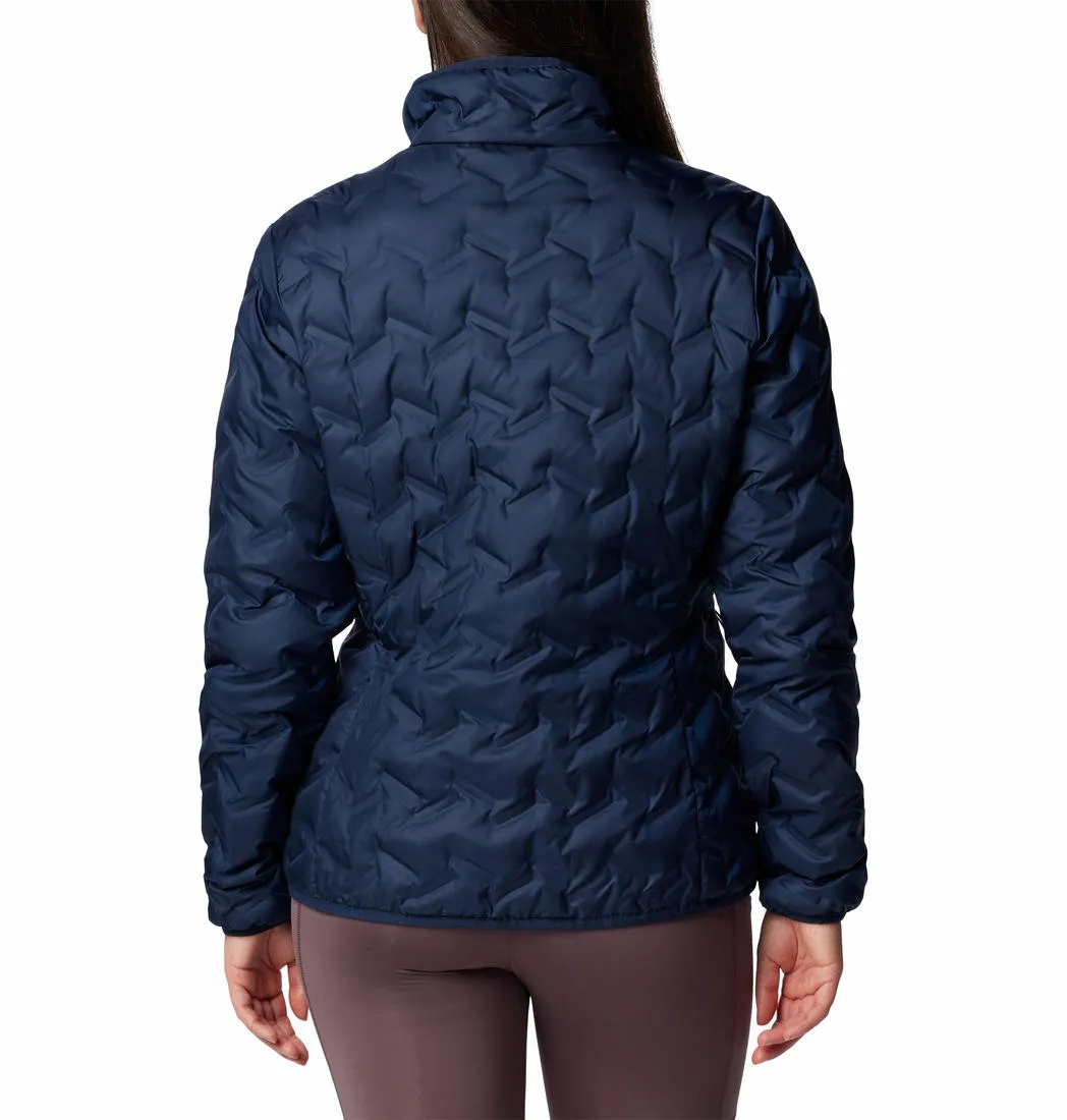 Columbia Women Blue Omni-Heat Reflective Delta Ridge II Down Jacket