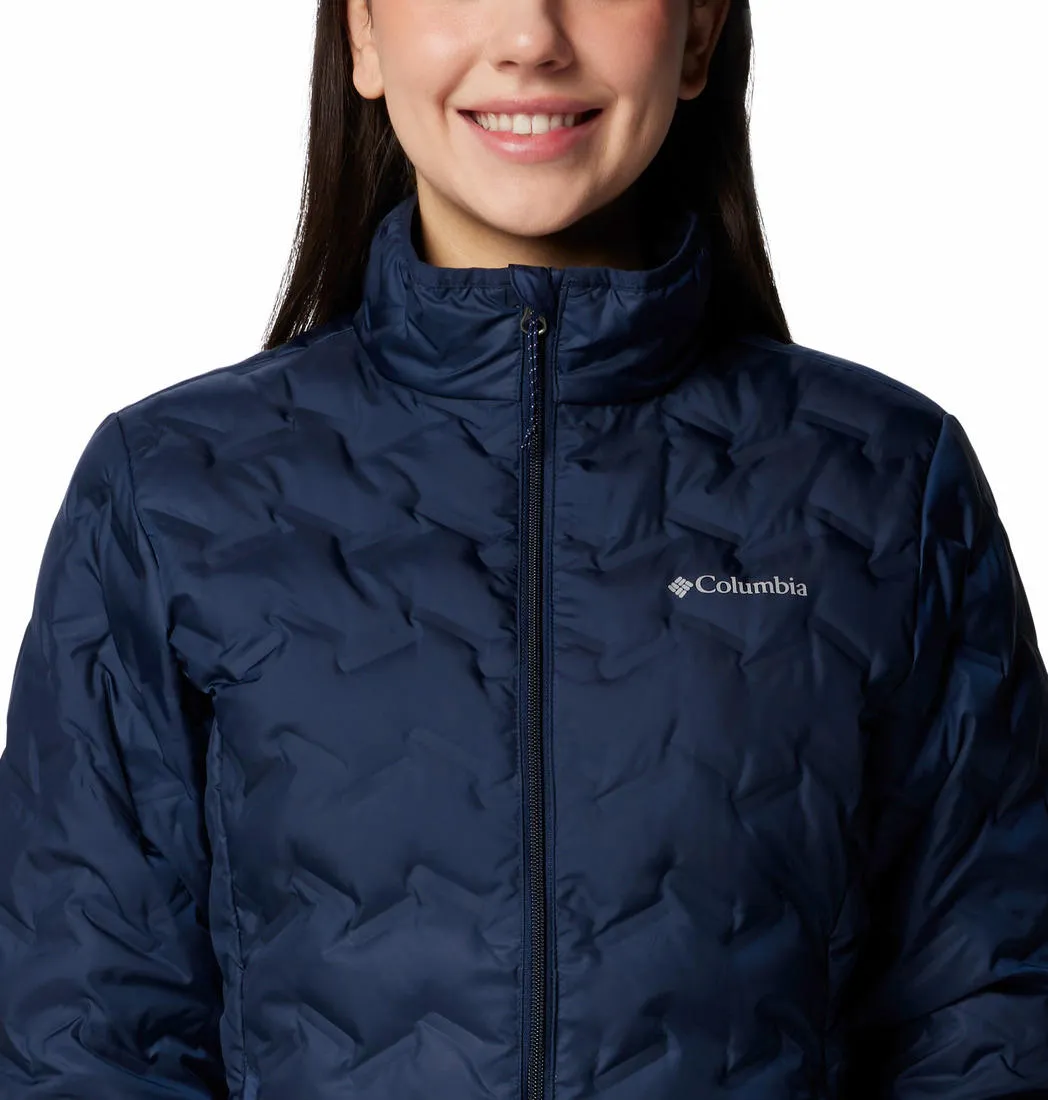 Columbia Women Blue Omni-Heat Reflective Delta Ridge II Down Jacket