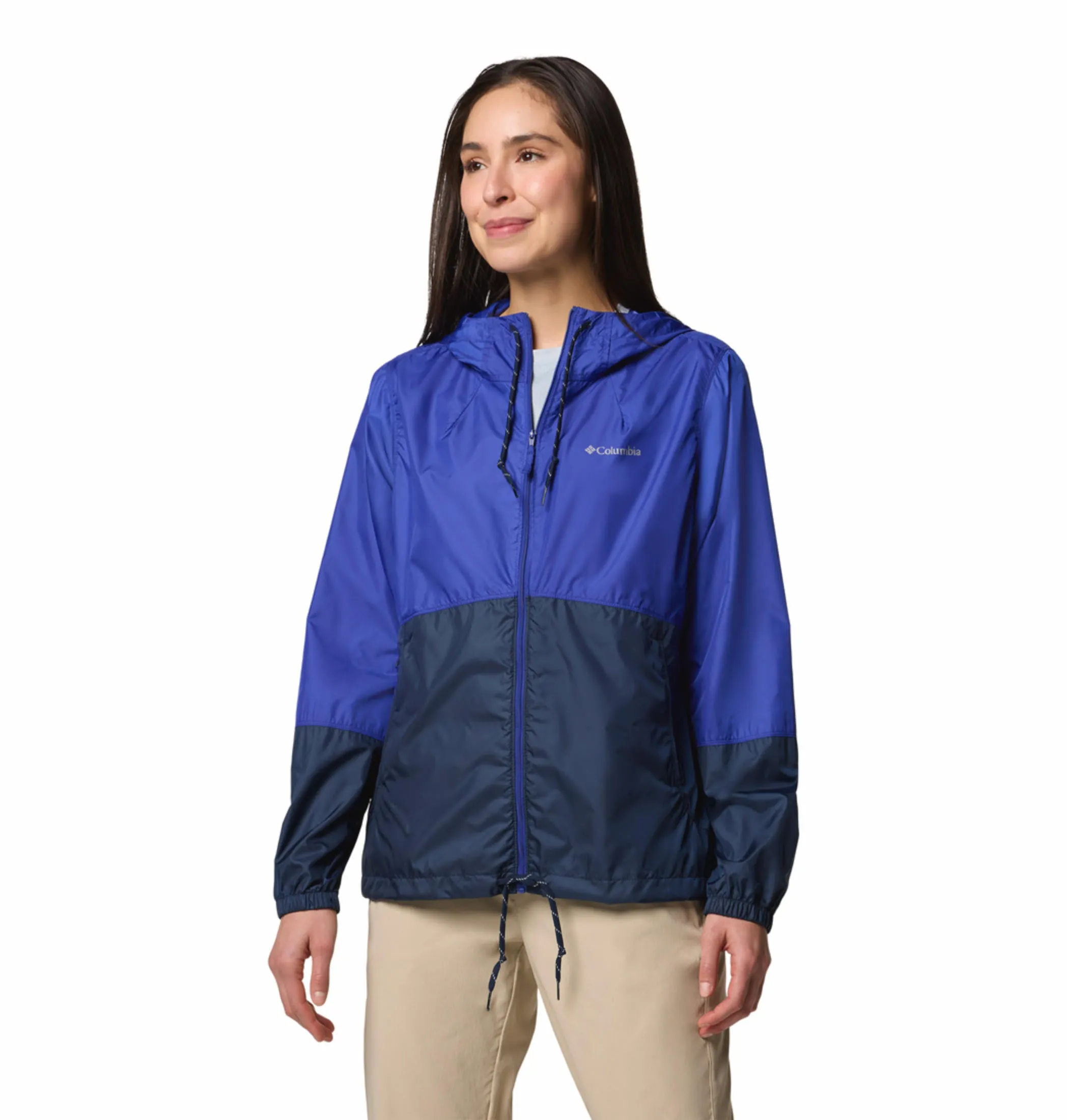 Columbia Women Blue Omni-Shade Flash Forward II Windbreaker Jacket