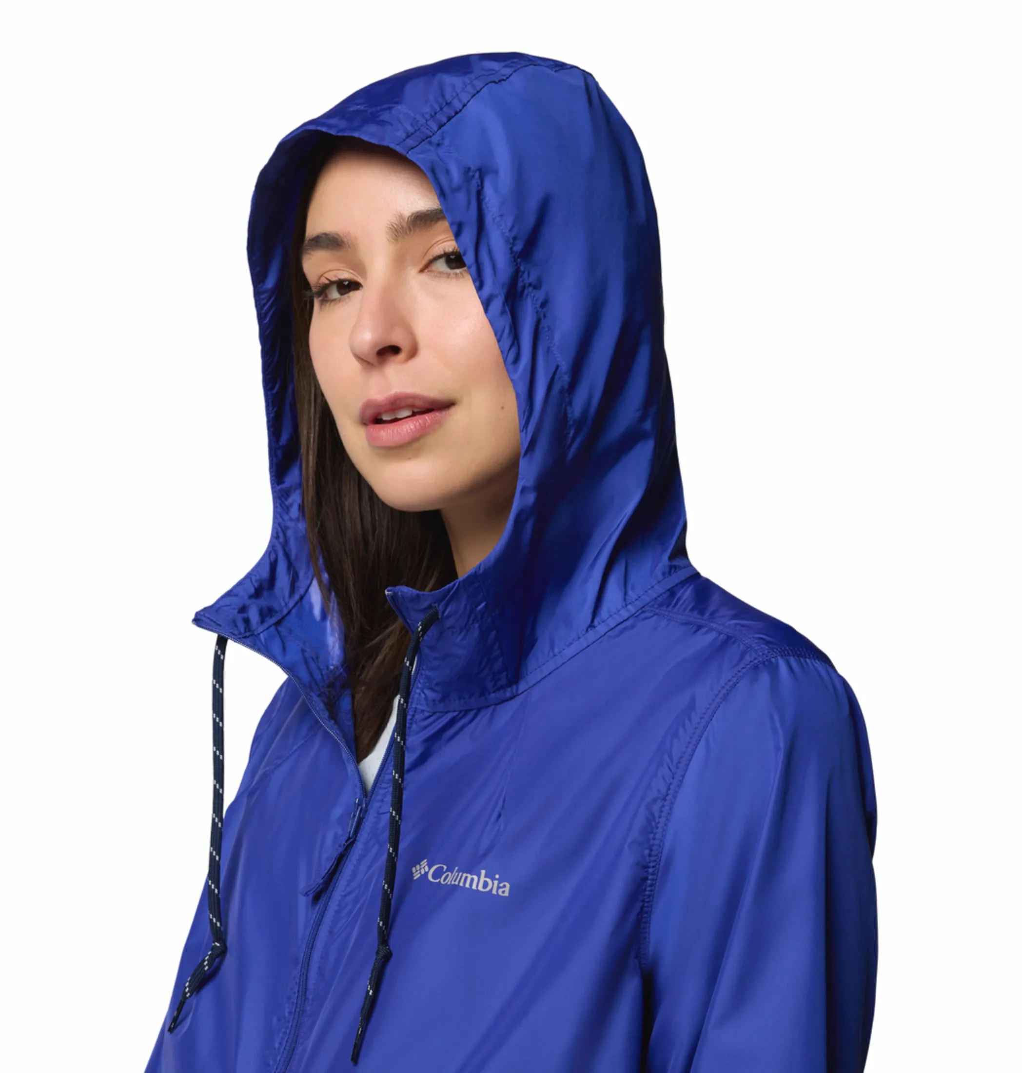 Columbia Women Blue Omni-Shade Flash Forward II Windbreaker Jacket