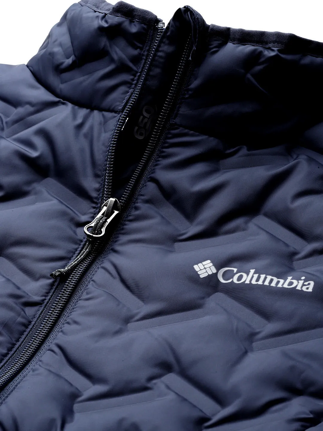 Columbia Women Navy Blue Omni-Heat Reflective Delta Ridge Down Jacket