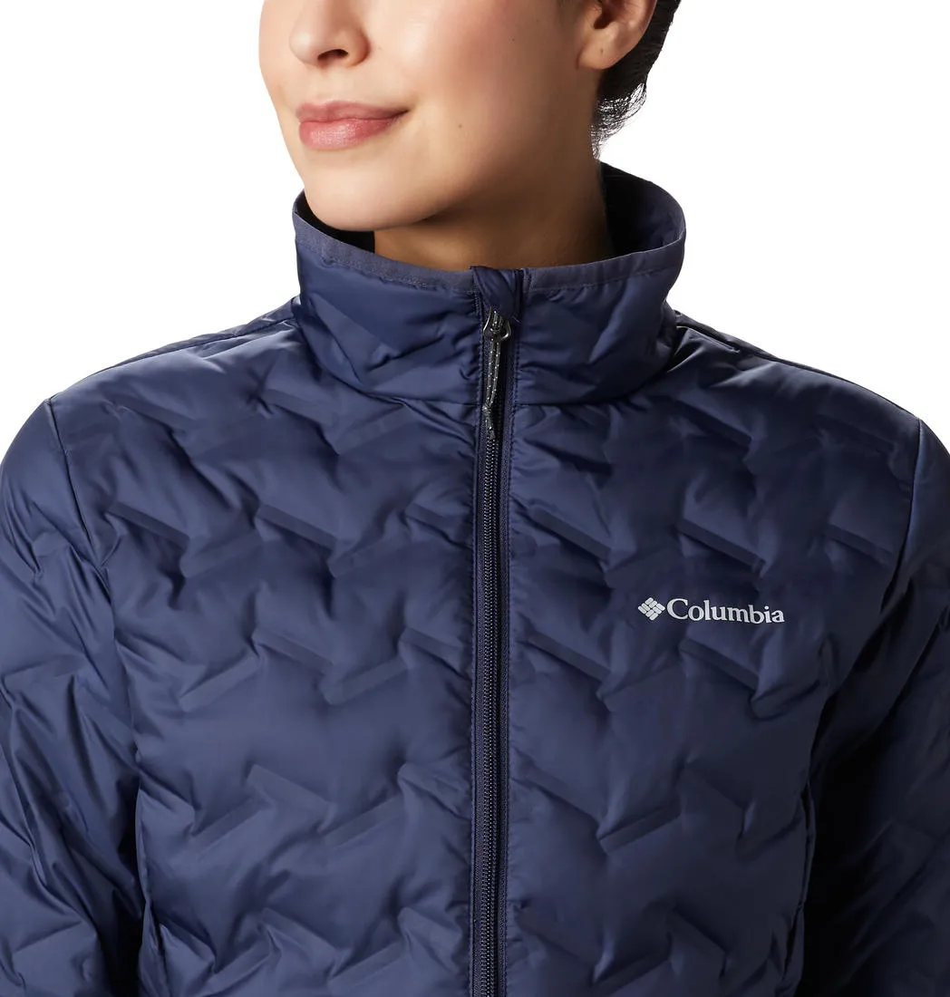 Columbia Women Navy Blue Omni-Heat Reflective Delta Ridge Down Jacket